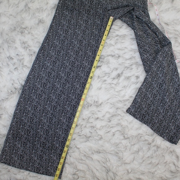 SOLD Express Wide Leg Trousers in Black & White - Picture 4 of 8